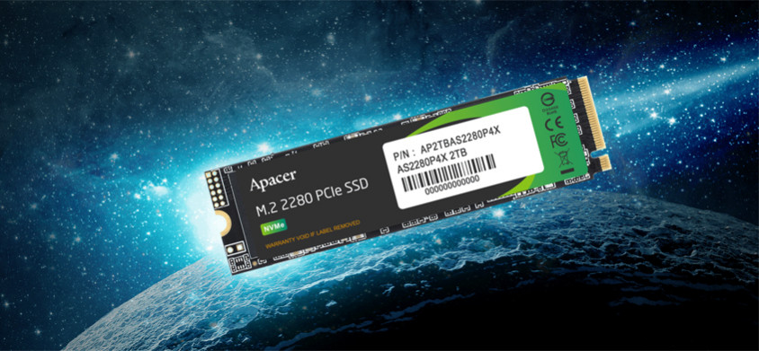 Apacer AS2280P4X AP1TBAS2280P4X-1 1TB NVMe PCIe M.2 SSD Disk