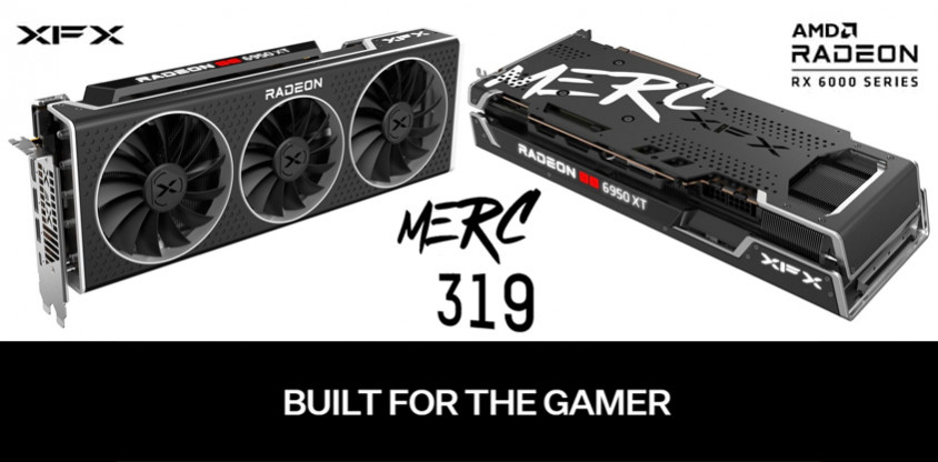 XFX Speedster MERC 319 AMD Radeon RX 6950 XT Black Gaming Ekran Kart