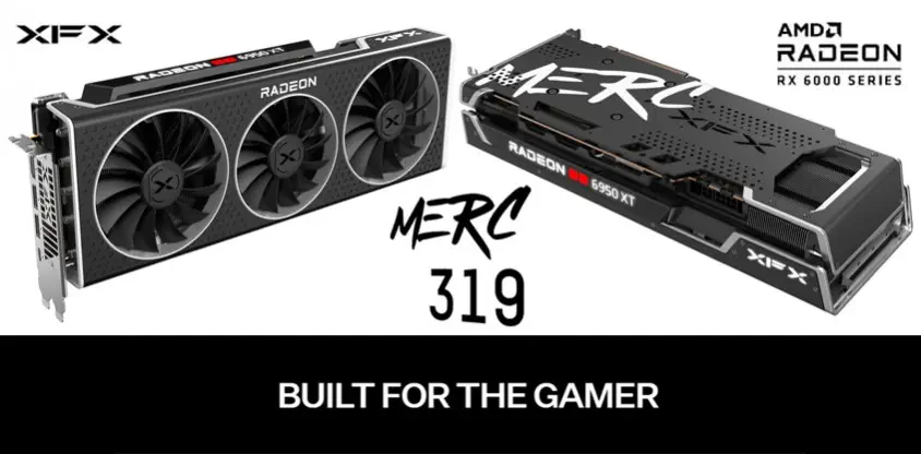 XFX Speedster MERC 319 AMD Radeon RX 6950 XT Black Gaming Ekran Kartı