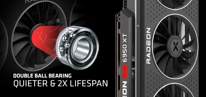 XFX Speedster MERC 319 AMD Radeon RX 6950 XT Black Gaming Ekran Kartı