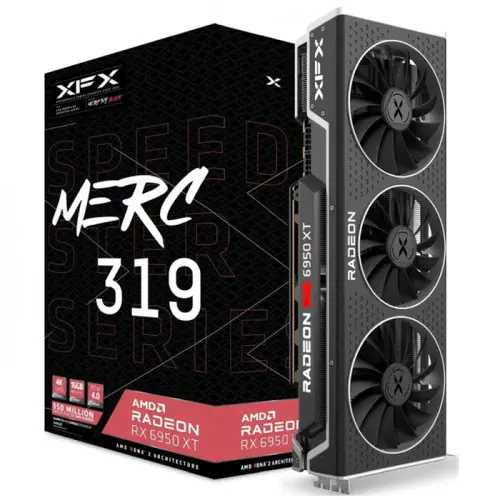 XFX Speedster MERC 319 AMD Radeon RX 6950 XT Black Gaming Ekran Kartı