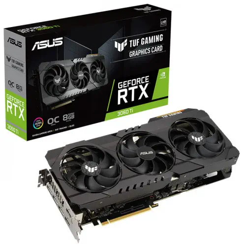 ASUS TUF-RTX3060TI-O8GD6X-GAMING Ekran Kartı