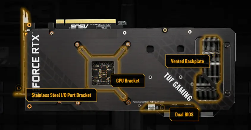 Asus TUF-RTX3070TI-O8G-V2-GAMING Ekran Kartı