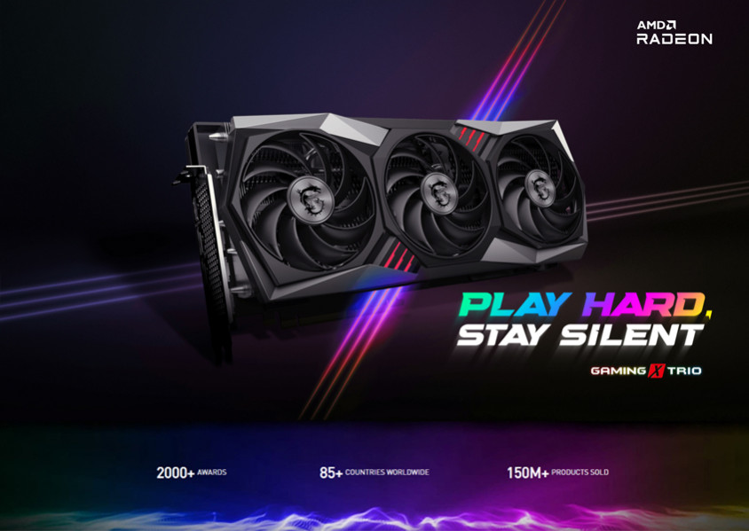 MSI Radeon RX 6950 XT GAMING X TRIO 16G Gaming Ekran Kartı