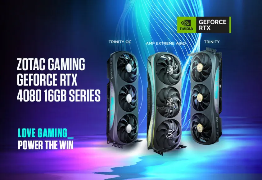 Zotac Gaming GeForce RTX 4080 16GB AMP Extreme Airo Gaming Ekran Kartı