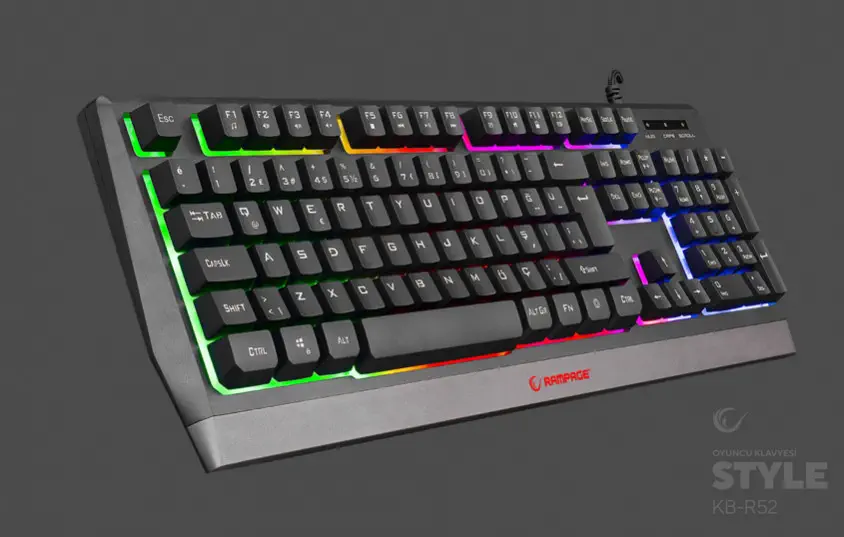 Rampage Style KB-R52 Kablolu Gaming Klavye