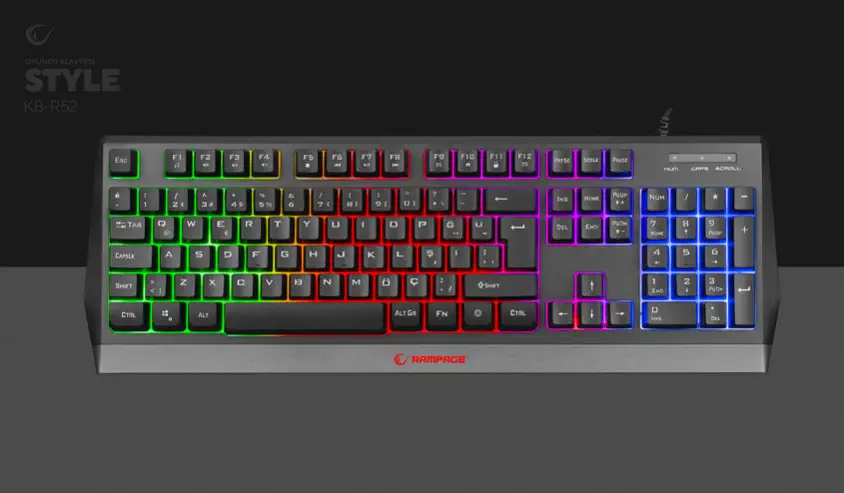 Rampage Style KB-R52 Kablolu Gaming Klavye