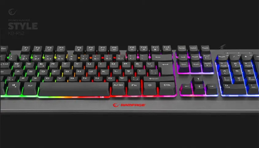 Rampage Style KB-R52 Kablolu Gaming Klavye