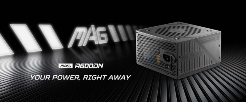 MSI MAG A600DN 600W Power Supply