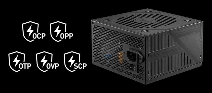 MSI MAG A600DN 600W Power Supply