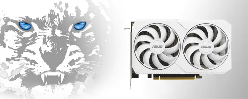 ASUS DUAL-RTX3060-O8G-WHITE Gaming Ekran Kartı