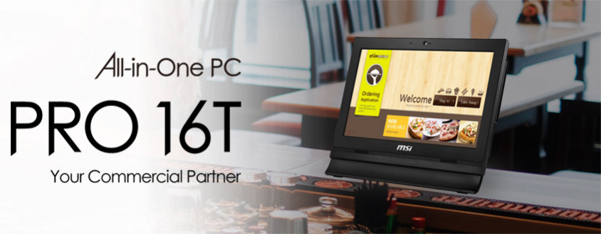 MSI Pro 16T 10M-219XTR 15.6″ HD All In One PC