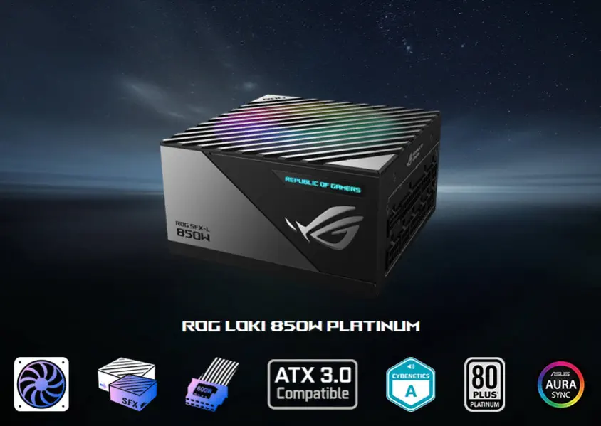 Asus ROG-LOKI-850P-SFX-L-GAMING Full Modüler Power Supply