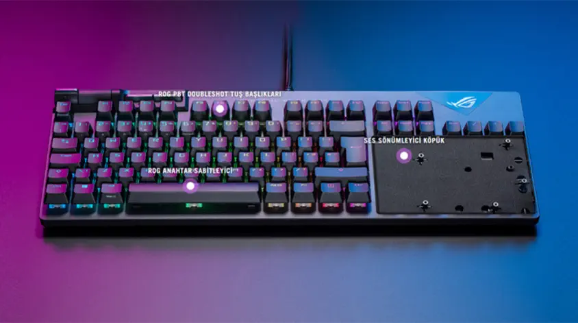 Asus ROG Strix Flare II Mekanik Kablolu Gaming Klavye