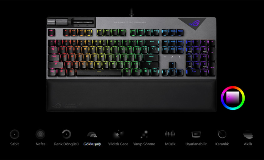 Asus ROG Strix Flare II Mekanik Kablolu Gaming Klavye