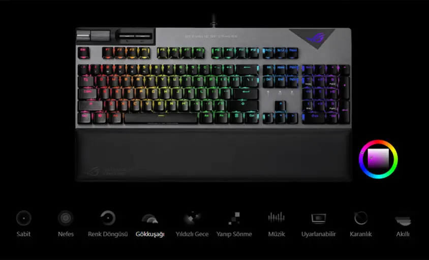 ASUS ROG Strix Flare II Mekanik Kablolu Gaming Klavye