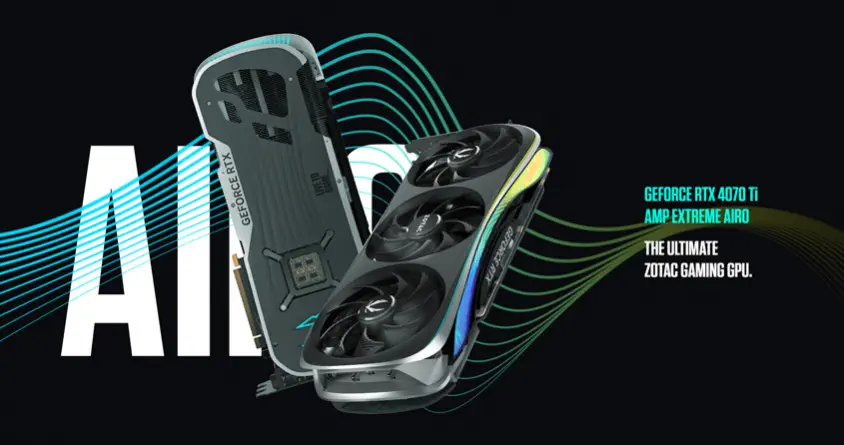 Zotac Gaming GeForce RTX 4070 Ti AMP Extreme Airo Gaming Ekran Kartı