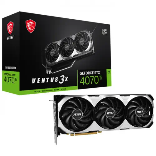 MSI GeForce RTX 4070 Ti Ventus 3X 12G OC Gaming Ekran Kartı