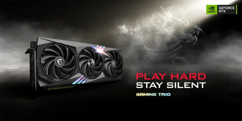 MSI GeForce RTX 4070 Ti GAMING TRIO 12G Gaming Ekran Kartı