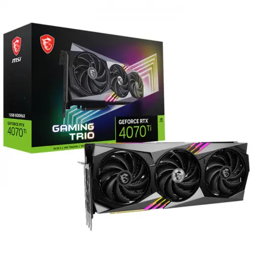 MSI GeForce RTX 4070 Ti GAMING TRIO 12G Gaming Ekran Kartı