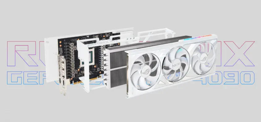 ASUS ROG Strix GeForce RTX 4090 White OC 24GB GDDR6X 384Bit DX12 DLSS 3 Gaming Ekran Kartı