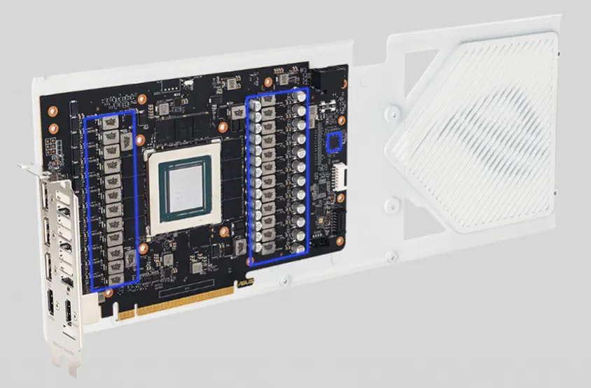 ASUS ROG Strix GeForce RTX 4090 White OC 24GB GDDR6X 384Bit DX12 DLSS 3 Gaming Ekran Kartı
