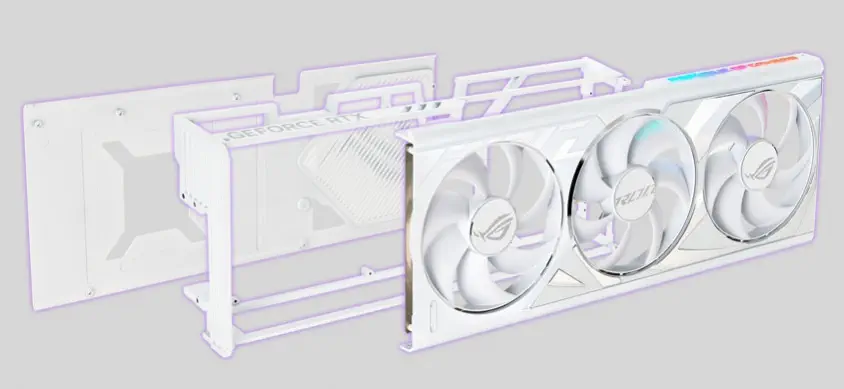 ASUS ROG Strix GeForce RTX 4090 White OC 24GB GDDR6X 384Bit DX12 DLSS 3 Gaming Ekran Kartı