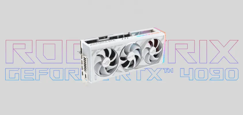 ASUS ROG Strix GeForce RTX 4090 White OC 24GB GDDR6X 384Bit DX12 DLSS 3 Gaming Ekran Kartı