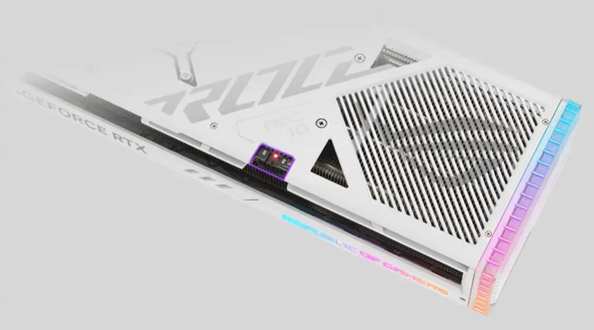 ASUS ROG Strix GeForce RTX 4090 White OC 24GB GDDR6X 384Bit DX12 DLSS 3 Gaming Ekran Kartı