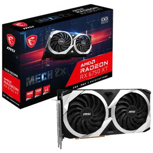 MSI Radeon RX 6750 XT MECH 2X 12G OC Gaming Ekran Kartı