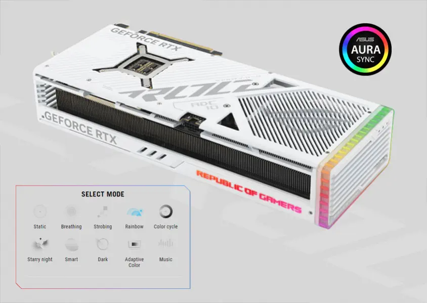 ASUS ROG-STRIX-RTX4080-O16G-WHITE Gaming Ekran Kartı