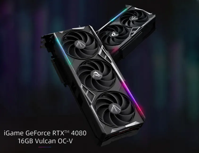 Colorful iGame RTX 4080 16GB Vulcan OC-V GDDR6X 256Bit DX12 Gaming Ekran Kartı