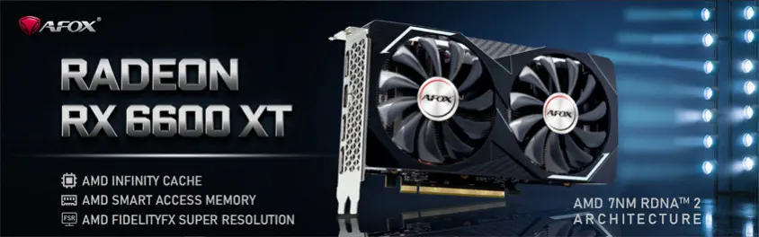 Afox Radeon RX 6600 XT 8GB GDDR6 128Bit Gaming Ekran Kartı