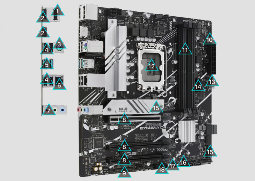 Asus Prime B760M-A D4 Gaming Anakart