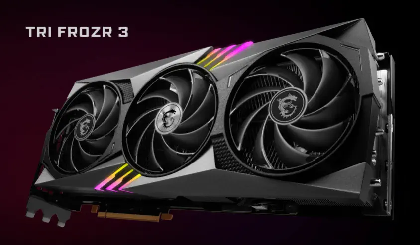 MSI GeForce RTX 4070 GAMING X TRIO 12G Gaming Ekran Kartı