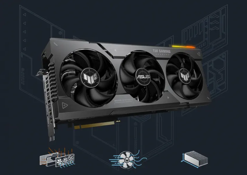 ASUS TUF Gaming Radeon RX 7900 XT OC 20GB GDDR6 320Bit DX12 Gaming Ekran Kartı