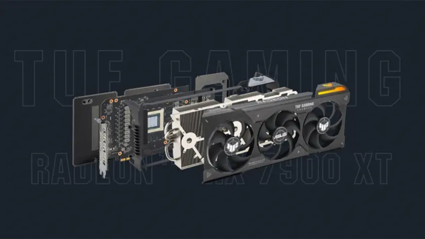 ASUS TUF Gaming Radeon RX 7900 XT OC 20GB GDDR6 320Bit DX12 Gaming Ekran Kartı