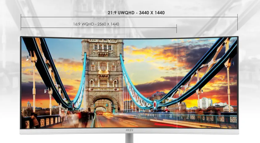 MSI Pro MP341CQW 34” VA UWQHD Curved Monitör