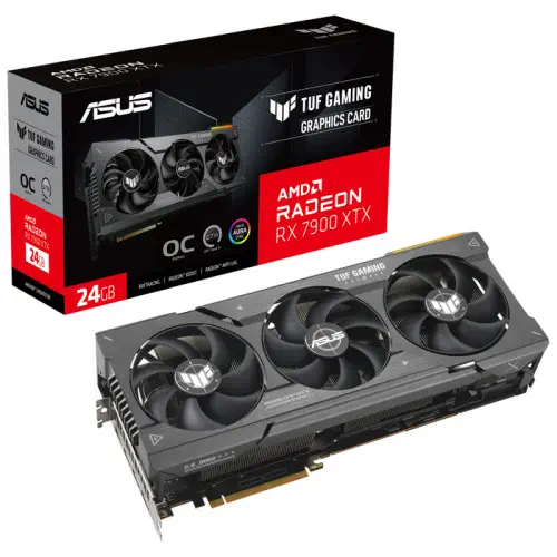 ASUS TUF Gaming Radeon RX 7900 XTX OC 24GB GDDR6 384Bit DX12 Gaming Ekran Kartı