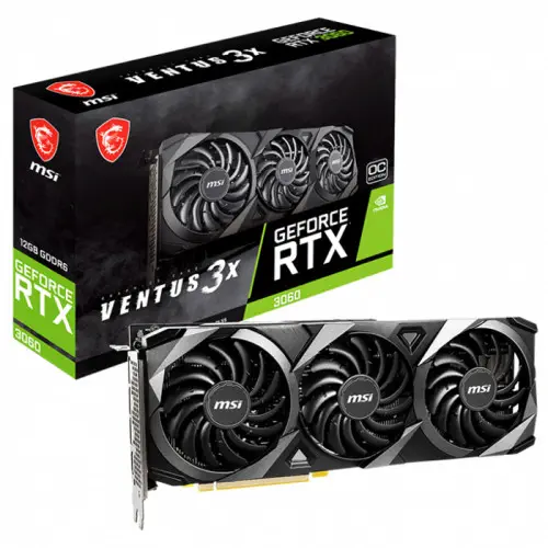 MSI GeForce RTX 3060 Ventus 3X 12G OC Gaming Ekran Kartı