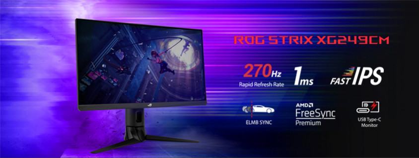 Asus ROG Strix XG249CM 23.8″ IPS Full HD Gaming Monitör