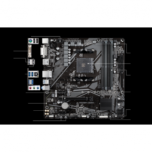 Gigabyte A520M-DS3H Gaming Anakart