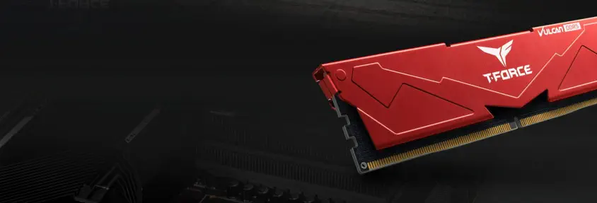 Team T-Force Vulcan Red 32GB(2x16GB) 6000Mhz DDR5 (FLRD532G6000HC38ADC01)