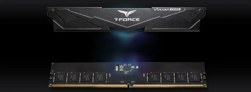 Team T-Force Vulcan 32GB (2x16GB) DDR5 5600Mhz CL32 Siyah OUTLET Gaming Ram