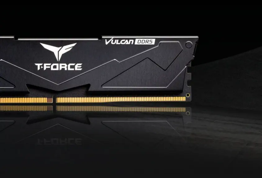 Team T-Force Vulcan Black 16GB(1x16GB) 6000Mhz DDR5 (FLBD516G6000HC38A01)
