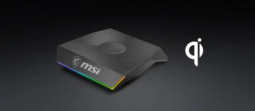 MSI HS01 Combo RGB Gaming Kulaklık Standı ve Kablosuz Şarj