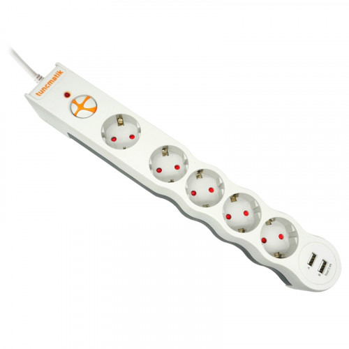 Tunçmatik Powersurge 5`Li  Akım Korumalı Priz 