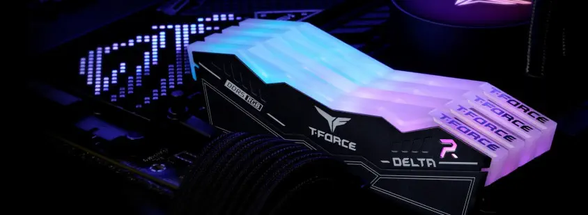 Team T-Force DELTA RGB 32GB(2x16GB) 6600Mhz DDR5 Siyah Gaming Ram (FF3D532G6600HC34DC01)