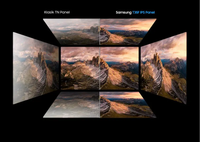 Samsung LF24T350FHRXUF 24″ 5ms 75 Hz IPS FHD Monitör