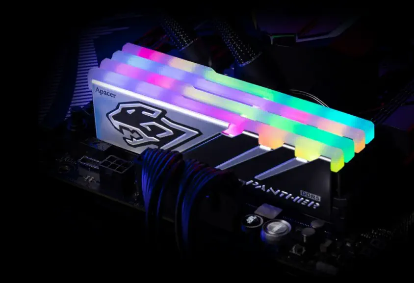 Apacer Panther RGB 32GB (2x16GB) 5200MHz DDR5 CL38 Gaming Ram